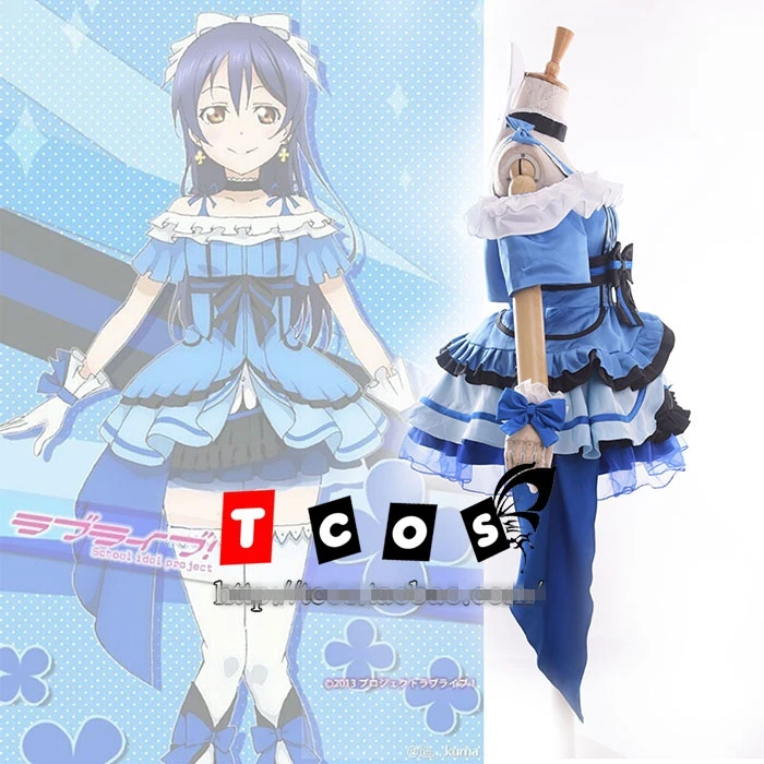 Love live UMI Сонода Кира сенсация косплэй костюм платье Hallawoon форма