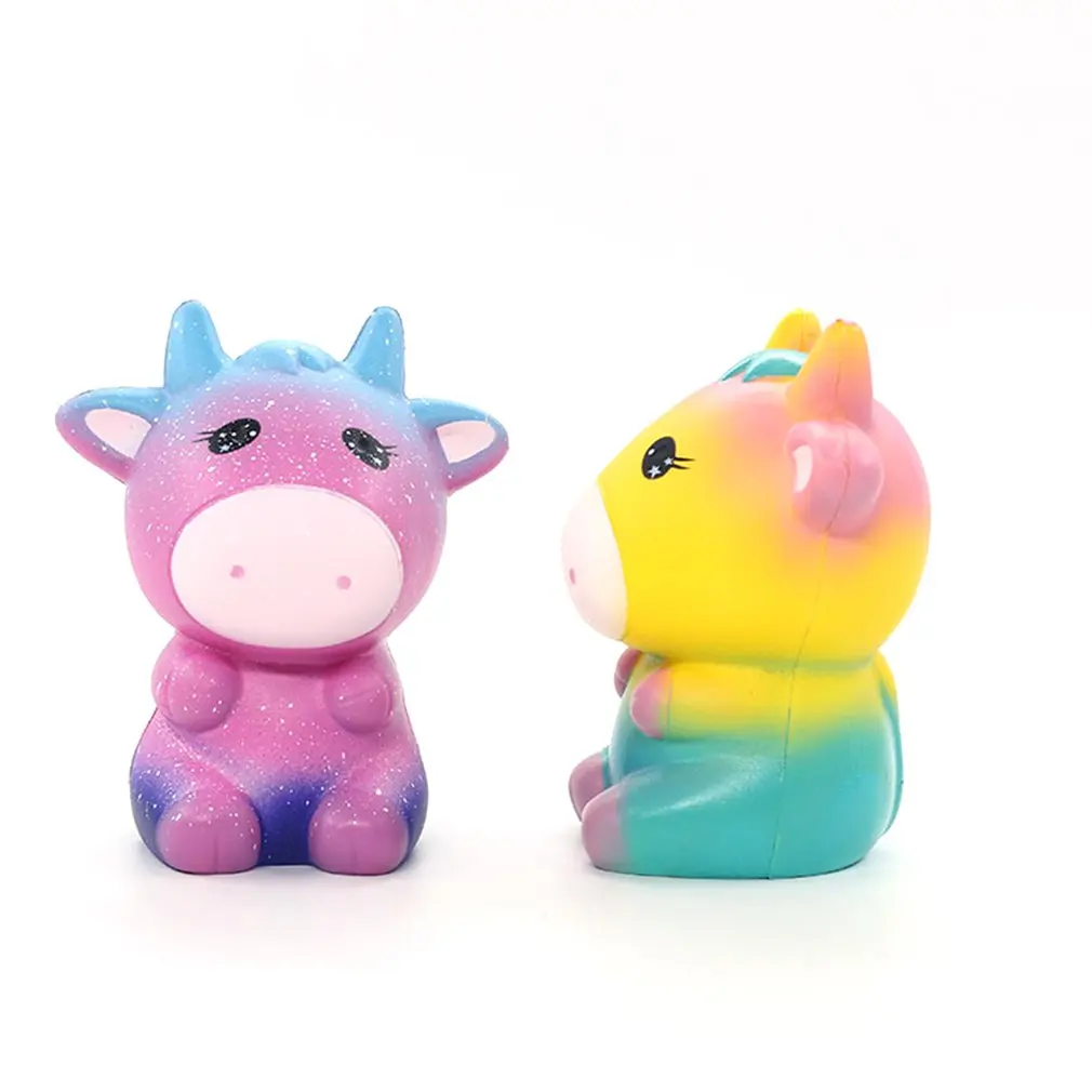 Новая декомпрессионная ручная сжимающая декомпрессия для взрослых Расточная медленная отскока моделирование Корова детские игрушки