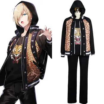 

Cosplay Yuri on Ice Yuri Plisetsky costume Tiger Head Full Set Outfit Cosplay Halloween Carnival Costume