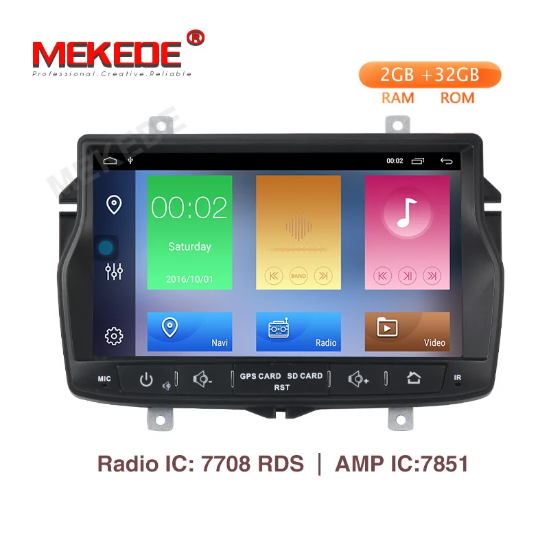 

MEKEDE Android 9.1 8.1 Car Radio Multimedia Video Player Navigation GPS Android For Lada Vesta 2180 2181 Accessories Sedan dvd
