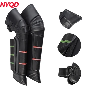 

2018 Winter new Motorcycle PU Leather Knee Protector Cycling Guard Moto Protective Kneepad Keep Warm for riding wholesale !