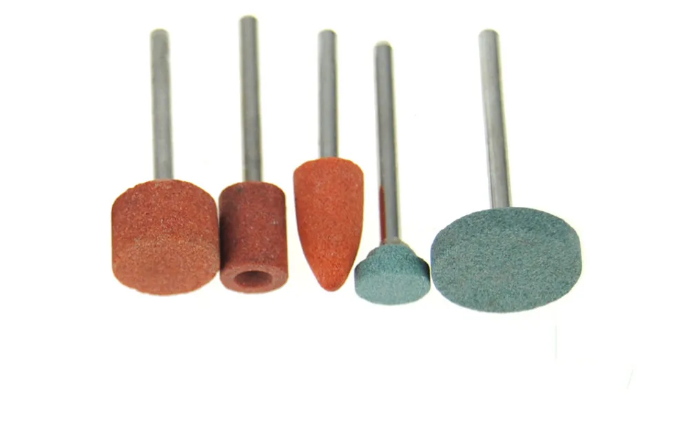 5 pcs Water sandpaper Rod 3.175mm SHK polished burs Ceramic grinding