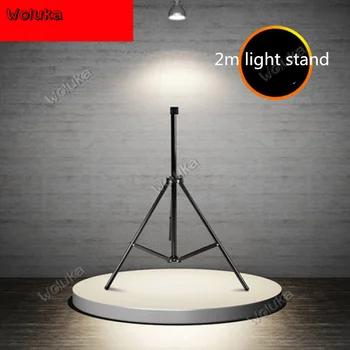 

2 meters lamp frame studio Flash triangle Bracket Multifunctional mobile phone rack portable CD50 T03