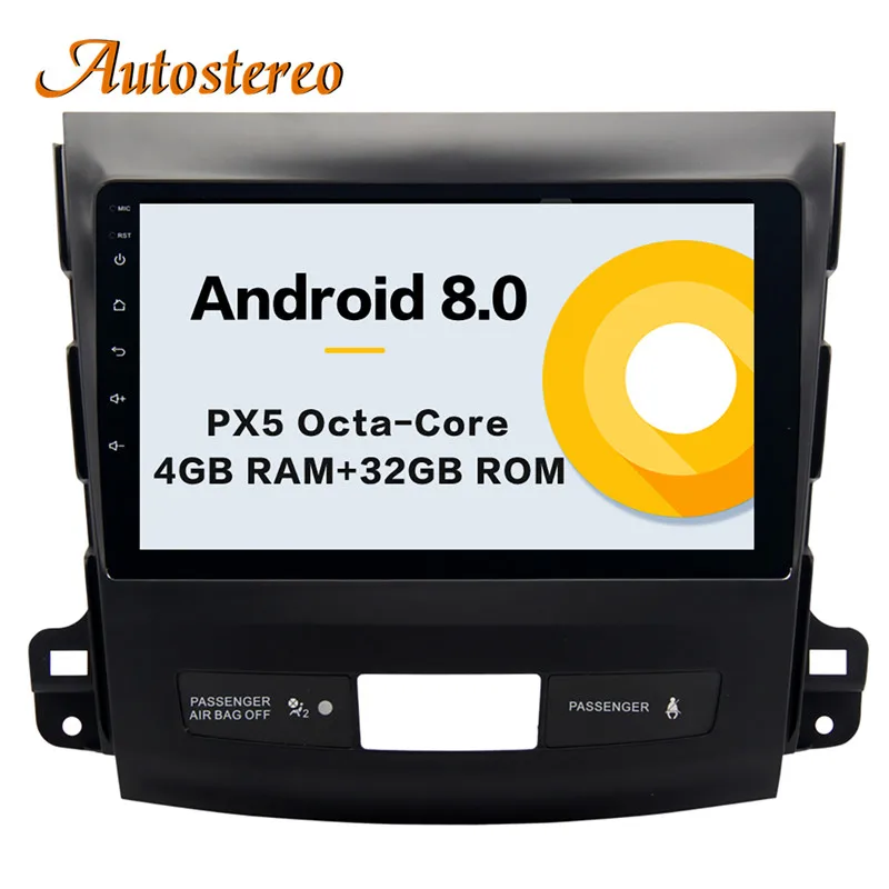 Clearance Android 8 Car No DVD player GPS Navigation for Mitsubishi Outlander/Citroen C-Crosser/Peugeot 4007 radio DSP recorder head unit 5