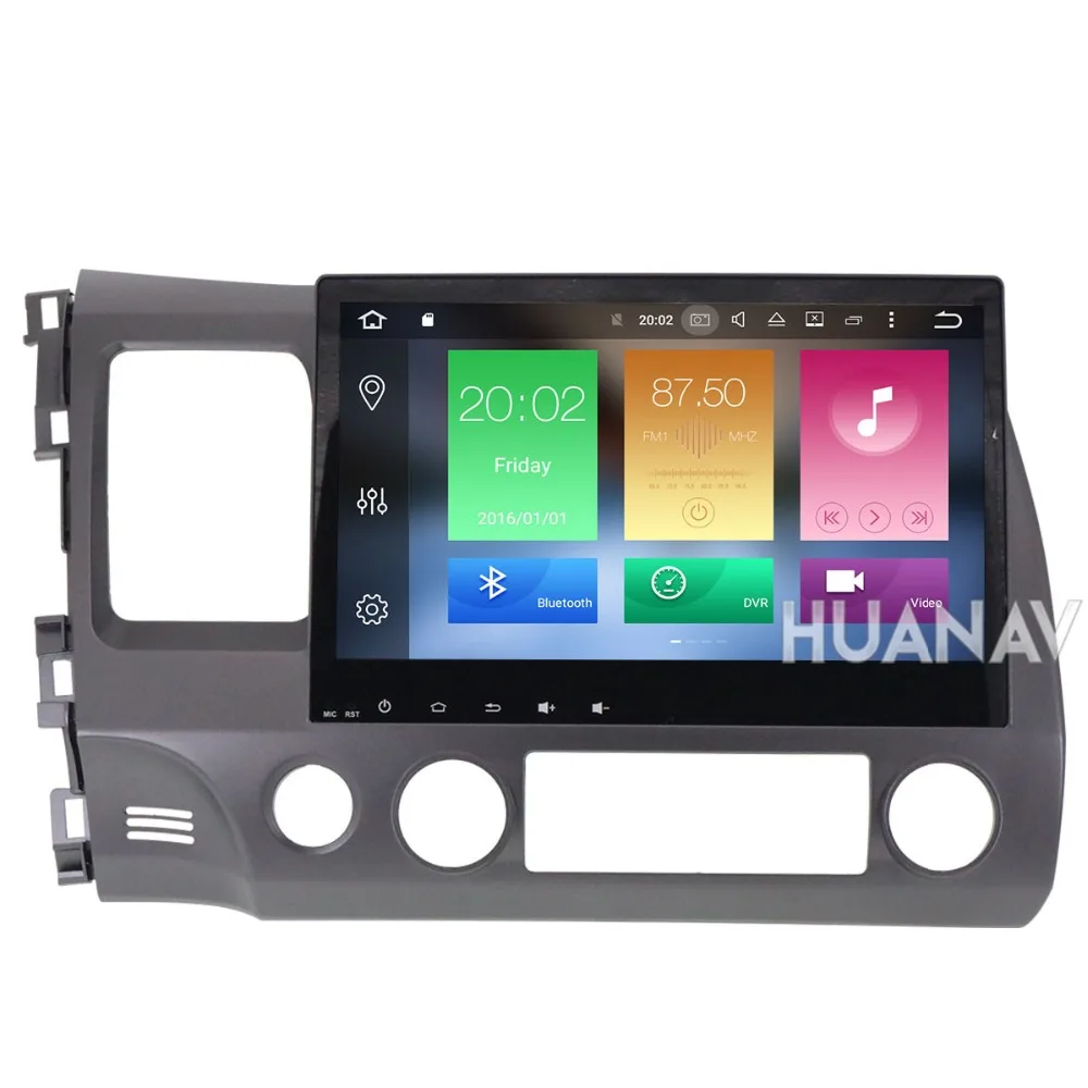 Автомобильный DVD GPS навигатор для Honda Civic 2007 2011 2 din радио Мультимедиа Стерео 10 1