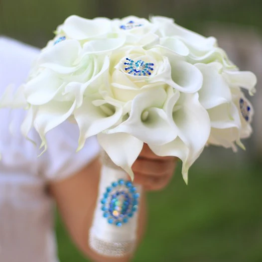 Calla Spilla Bouquet Sposa Bianco Da Sposa Bouquet Da Sposa Damigella D Onore Fiore Artificiale Bouquet Personalizzabili Bridal Wedding Bouquet Brooch Bouquetwedding Bouquet Aliexpress