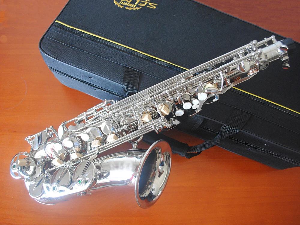 

high quality Alto Saxophone Selma R54 Eb Nickel silver 54 Sax Alto musical instrument Professional with Mouthpiece Free Shipping
