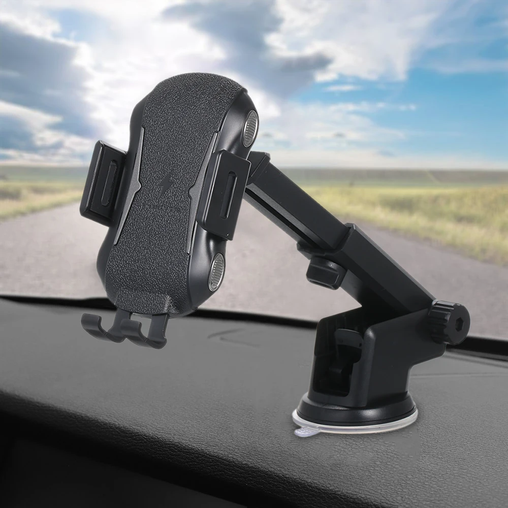 

Qi Wireless Car Charger for iPhone Quick Wireless Charging Charger Car Mount Mobile Phone Holder