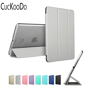

CucKooDo For iPad Mini 4 ,Ultra Slim Light With Auto Wake/Sleep Smart Cover Tri-fold Protective PU Leather Case for iPad Mini 4
