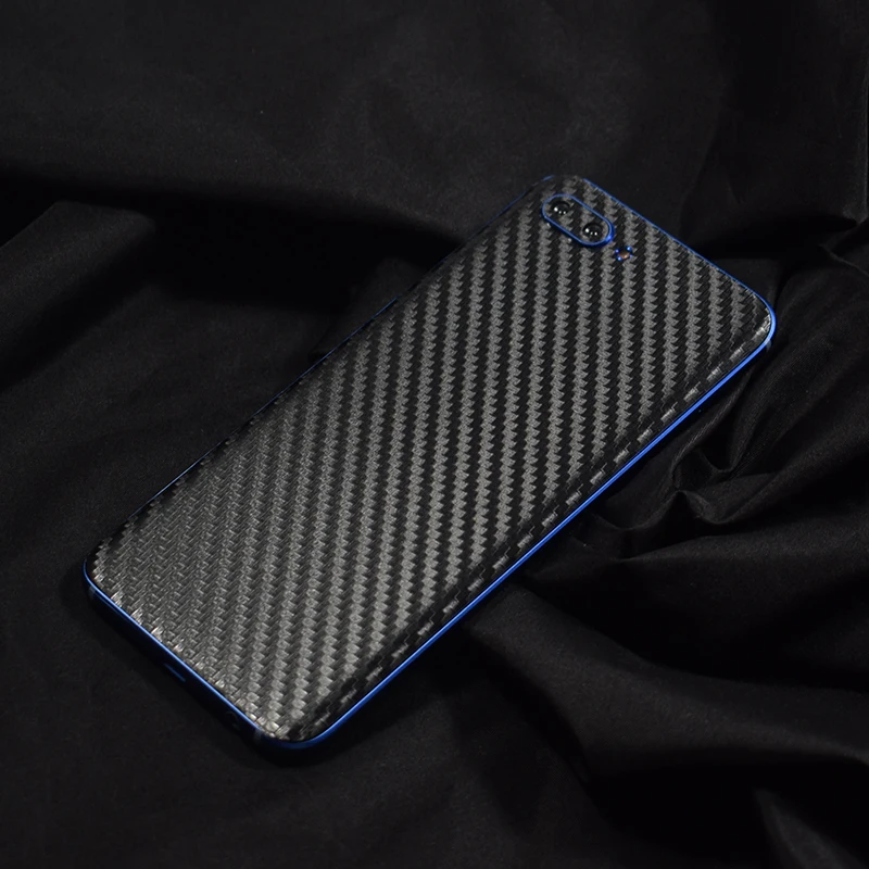 New 3D Carbon Fiber Kulit Bungkus Film Pelindung Ponsel Kulit kembali pasta Film Pelindung Stiker Untuk Huawei Honor 10