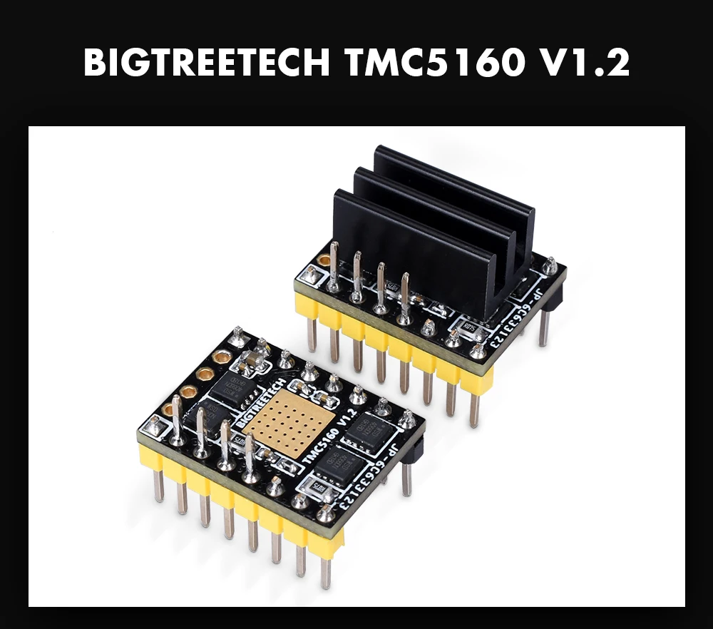 BIGTREETECH TMC5160 V1.2 SPI Драйвер шагового двигателя 6-слойная плата против TMC2208 TMC2209 3D-принтеры Запчасти для Эндер 3/5 СКР V1.3 Pro