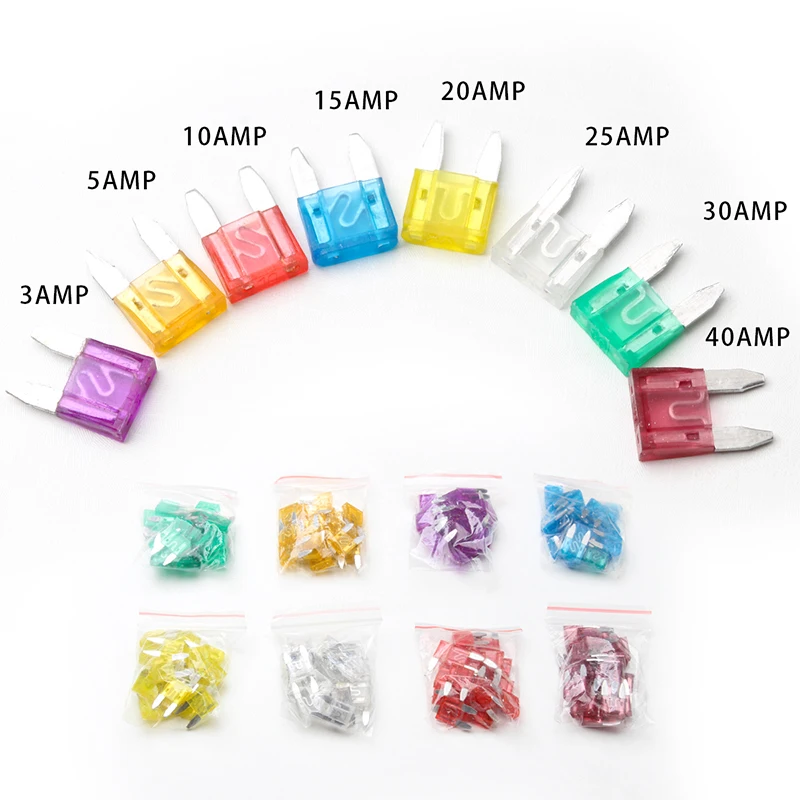 3/5/10/15/20/25/30/35/40 Amp Mini Automobile Car Security Blade Fuse