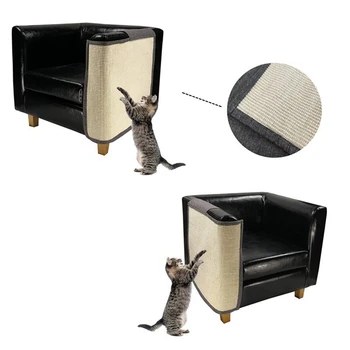

Pet Cat Sofa Protector Anti Scratching Sisal Furniture Protector Cat Grinding Claw Mat Couch Guard Easy Installation