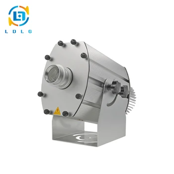 شراءحار بيع الوظائف 40W LED متعددة صورة Gobo ضوئي 110V 240V قوية 4500lm 8 الصور تغيير بدوره LED مصابيح جهاز عرض