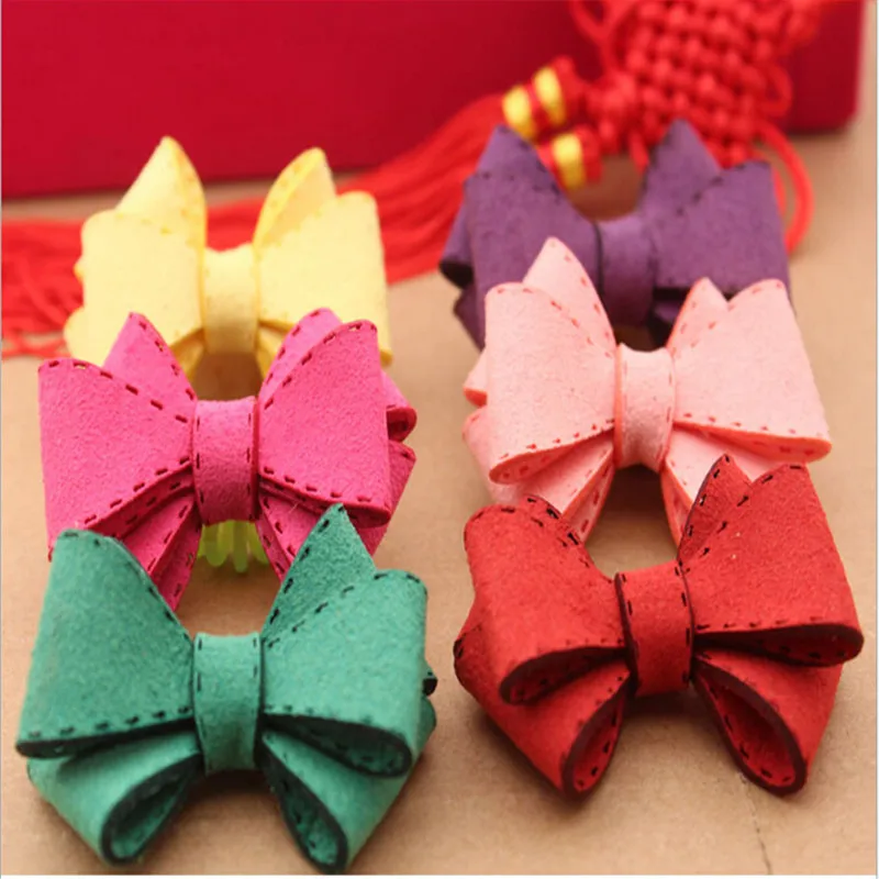Download wholesale 20pcs/lot colorful 3D Cartoon bow shape handmade ...