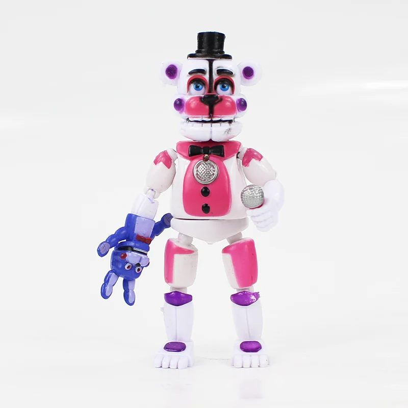 5 шт. 12 шт. Five Nights At Freddy's Набор фигурок Бонни Фокси Фредди Fazbear фигурка медведя игрушки и черный мешок