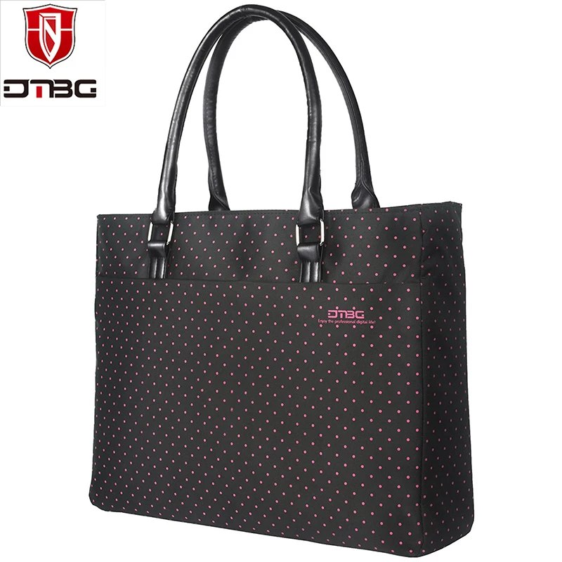 

DTBG 2018 New Arrival Women Laptop Handbag Ladies Notebook Tote Bag Nylon Dot Briefcase Fashion Shoulder bag Casual Travel Bags