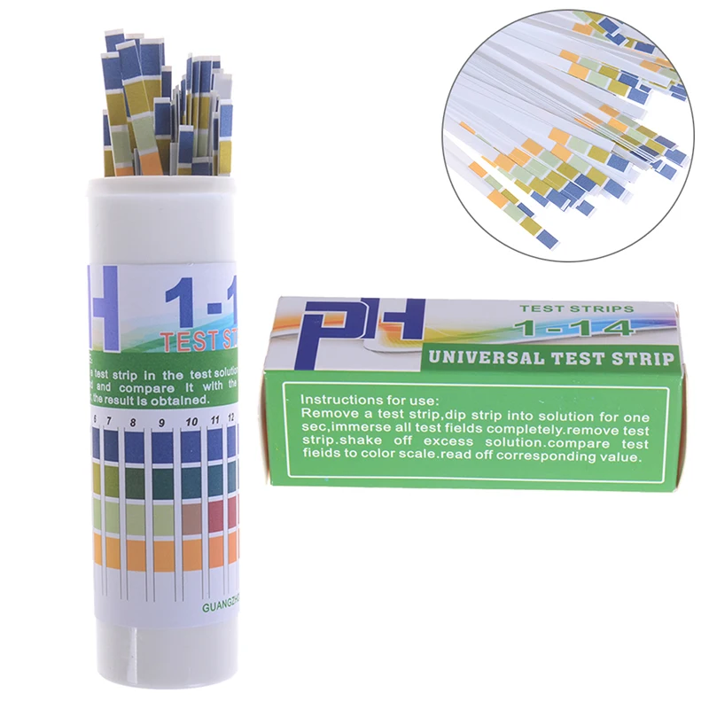 150pcs PH Test Strip Indicator PH1 14 Test Paper For Water Saliva and