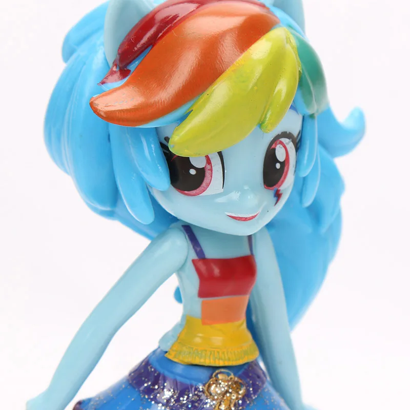 12 см 9 шт. 7 шт. игрушки My Little Pony friendly Is Magic Pony Набор фигурок Twilight Sparkle Rainbow Dash Fluttershy модель куклы