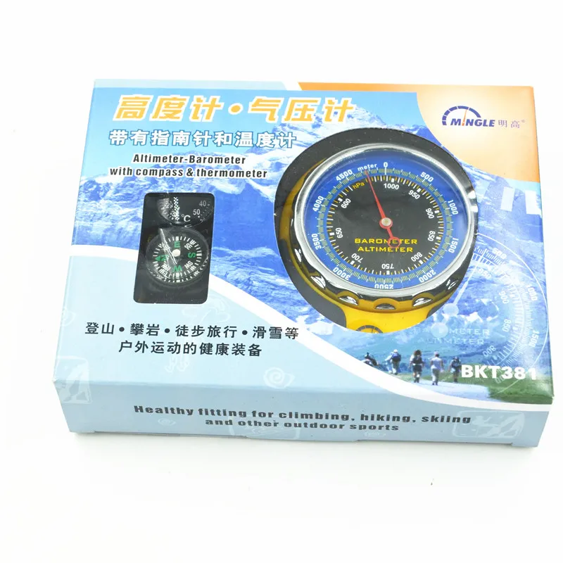 Многофункциональный охотничий походный лыжный ЖК-цифровой альтиметр барометр термометр компас Таблица высот