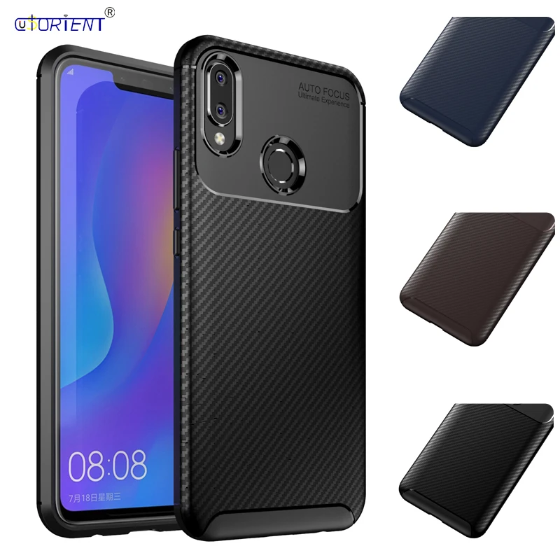 Чехол-бампер HUAWEI P Smart Plus Huawei Nova 3i + INE-LX1 силиконовый чехол из углеродного волокна