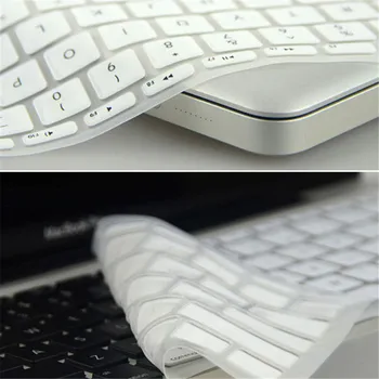 

Laptop Keyboard Cover White Silicone Keyboard Skin Cover For Apple Macbook Pro Air Mac Retina 13.3 2018