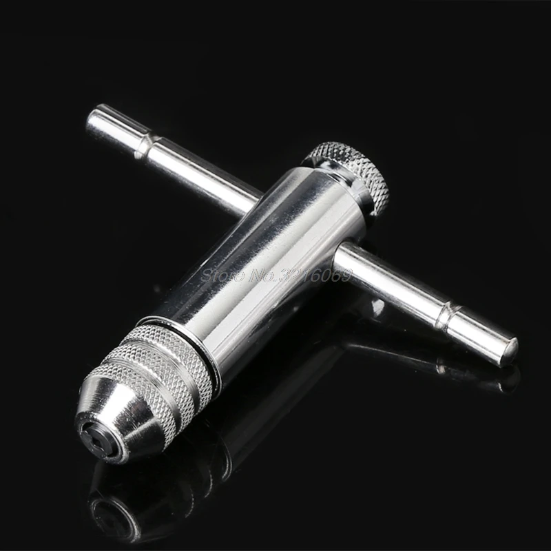 

M5-M12 110mm Long Reversible T Bar Handle Ratchet Tap Wrench For Tap & Die Set Aug24 Whosale&DropShip