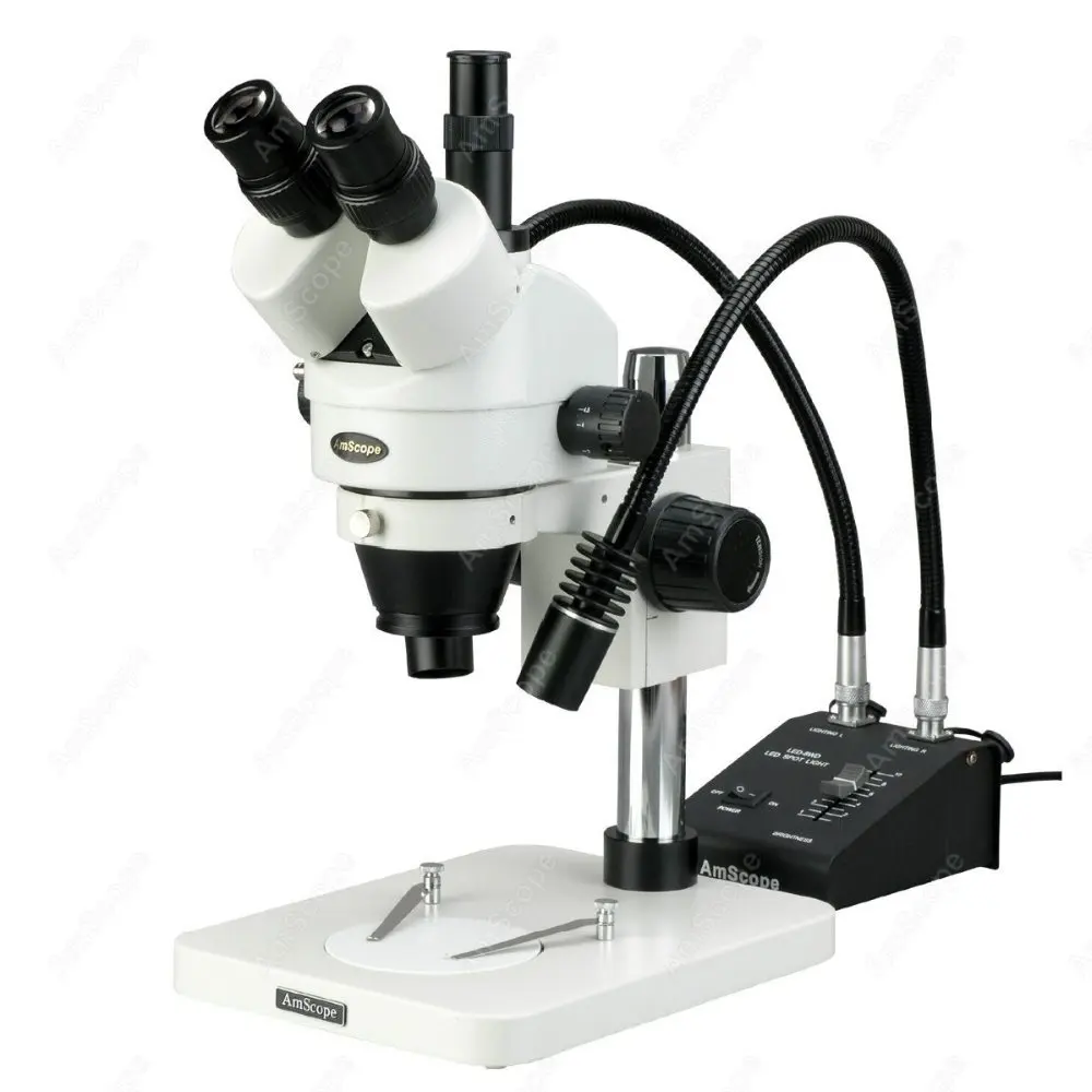 Zoom Power Microscope AmScope Supplies 7X 90X Zoom Power Trinocular