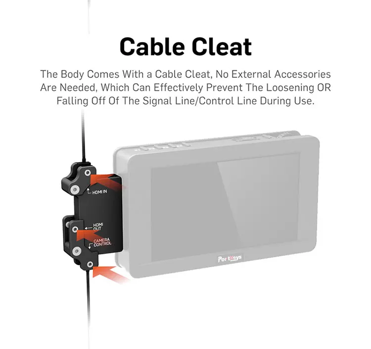 Portkeys LH5 HDR 1500nit высокая яркость сенсорный экран DSLR монитор и контроллер камеры с длинным рукавом комплект