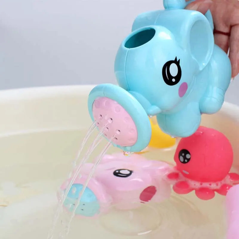 Для новорожденных слон Лейка Bean душ в ванную плавальный игрушечный плавальный ming детская игра Детские игрушки для девочек детские игрушки для ванной