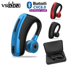 V10 бизнес Bluetooth наушники Быстрая зарядка драйвер Handsfree наушники с микрофоном Голосовая команда Шумоподавление для всех телефонов