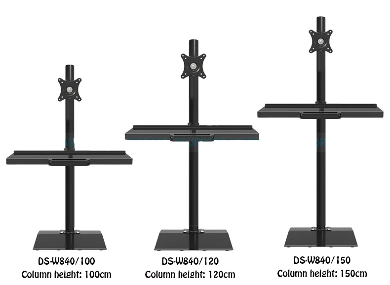 W840 كامل دوران حر رفع الطابق الوقوف مراقب لوحة صينية حامل مراقب الوقوف اعتصام موقف محطة التلفزيون جدار جبل