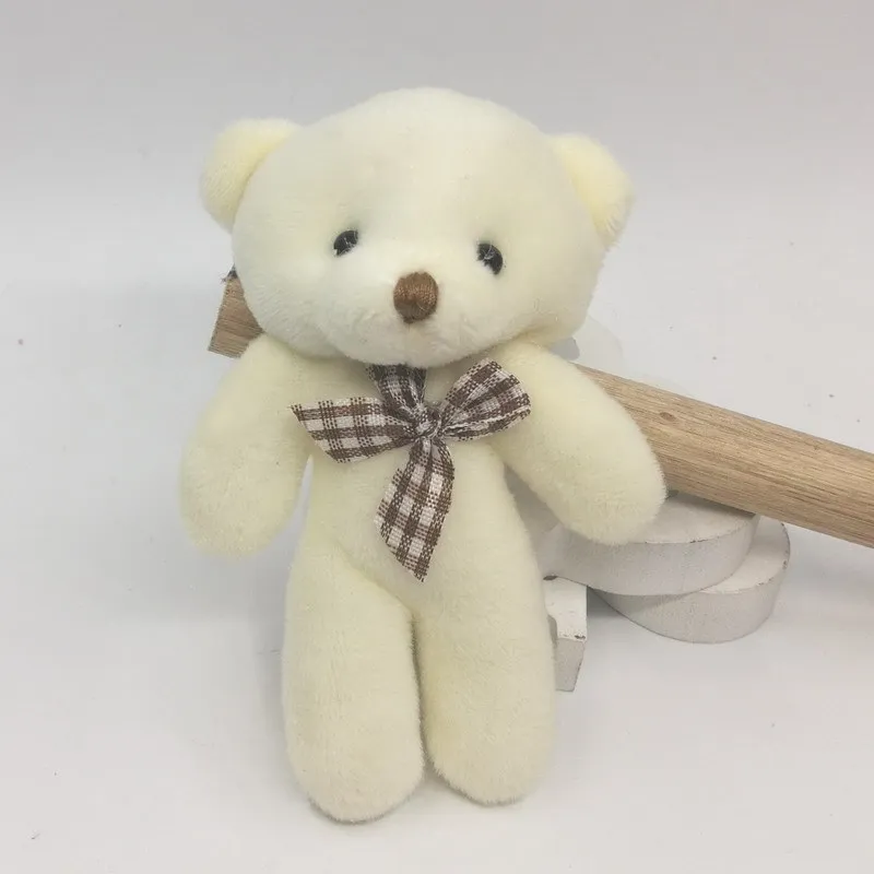 

10pcs Size Small 11cm Approx. Colors FOR Choice - Bear Plush Stuffed TOY , Wedding Gift LOVER BEARS Bouquet Decor DOLL TOY