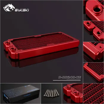 

Bykski B-RD240-TN 240mm 2 x 12cm Copper Radiator Water Cooling Red