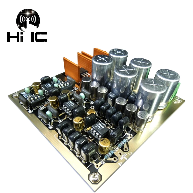 DIY Hifi stereo opa2277 Monitor type preamplifier kit /Gain Adjustable     L6-40