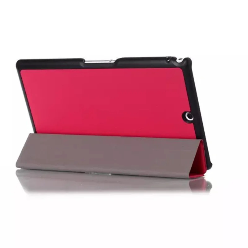 Ультратонкий кожаный чехол книжка с подставкой для Sony Xperia Z3 Tablet Compact 8 &quotSGP621