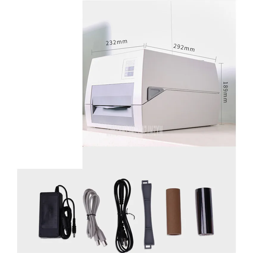DL-820T 35-108 مللي متر للحرارة نقل/المباشر الحرارية غسل علامة Qr رمز لاصق الباركود طابعة 203 ديسيبل متوحد الخواص الحرارية آلة طباعة الملصقات
