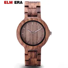 Unik Wood Watch Women Ladies Watches luxury Brazalete reloj Chronograph Date Quartz Watch luxury ladies wood watches eco friendly green sandal wood watches mens quartz wooden watch with date