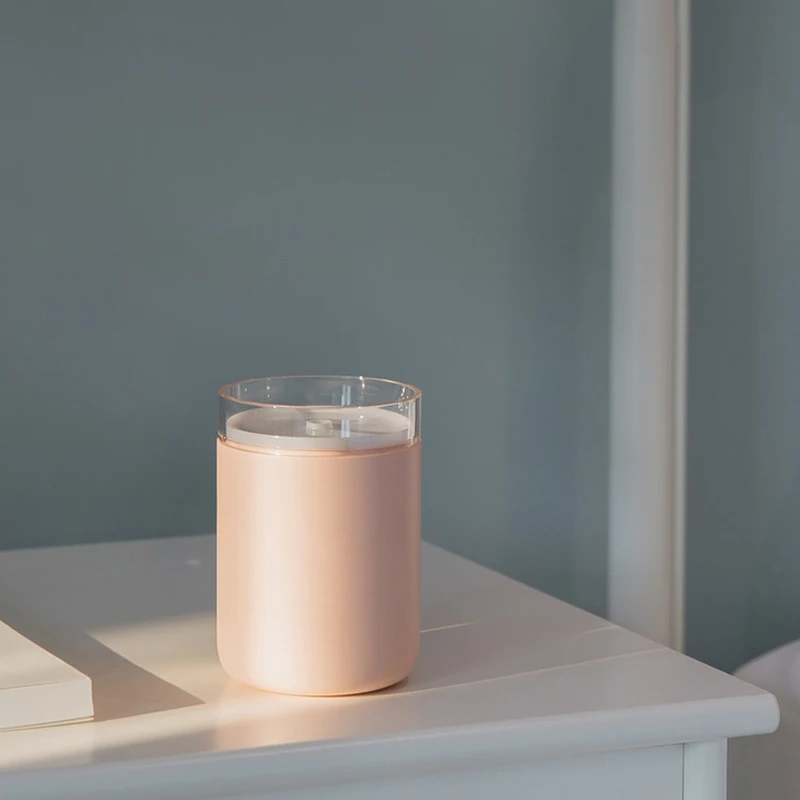 

280ML Ultrasonic Air Humidifier Candle Romantic Soft Light USB Essential Oil Diffuser Car Purifier Aroma Anion Mist Maker