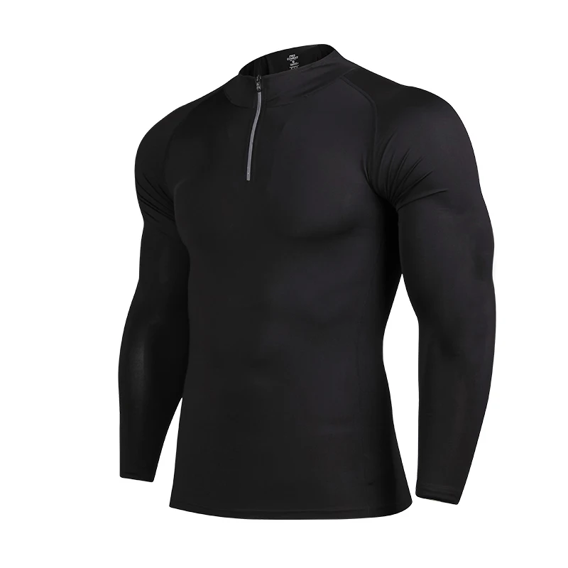 Buy EU Mens Fitness Shirts Men Long Sleeve T Shirts