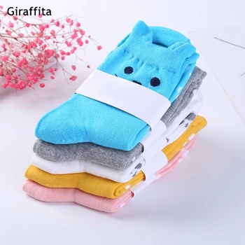 

Fashion Candy Color Cute Cat Women Girl Cotton Socks Korean Tube Harajuku Funny Casual Cheap Novelty Art Vintage White Yellow