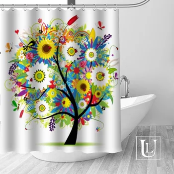 

Custom life tree Shower Curtain MORE SIZE Waterproof Fabric Shower Curtain for Bathroom Decor Dropshipping