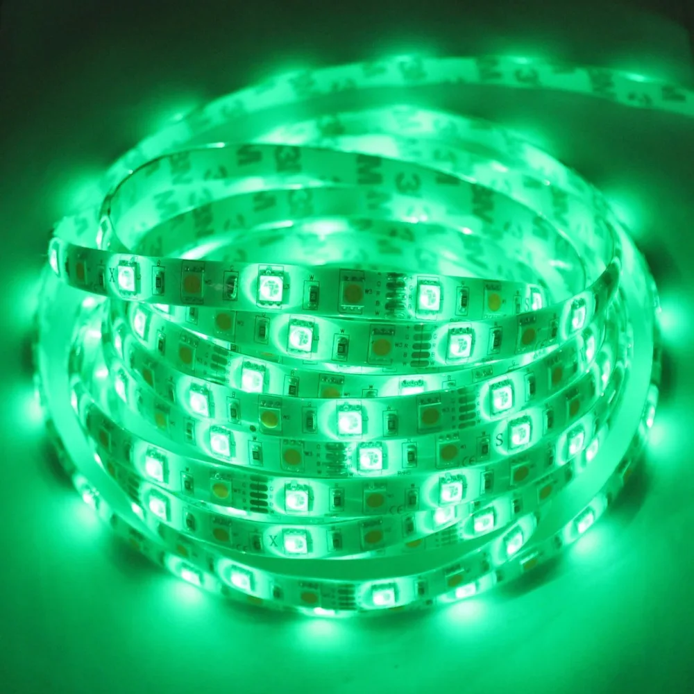 Гибсветильник СВЕТОДИОДНАЯ лента SMD 5050 RGBW 12 В RGB + белый/теплый белый 60