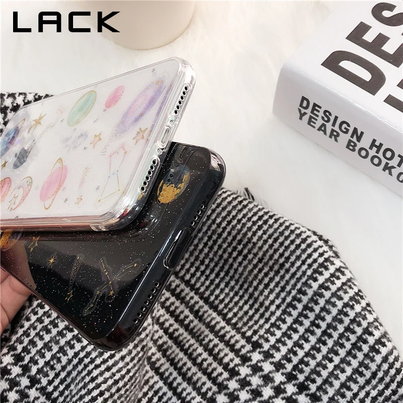 Блестящий чехол LACK для iphone 11 11Pro Max XS XR X 6S 6 7 8 Plus|Бамперы| |