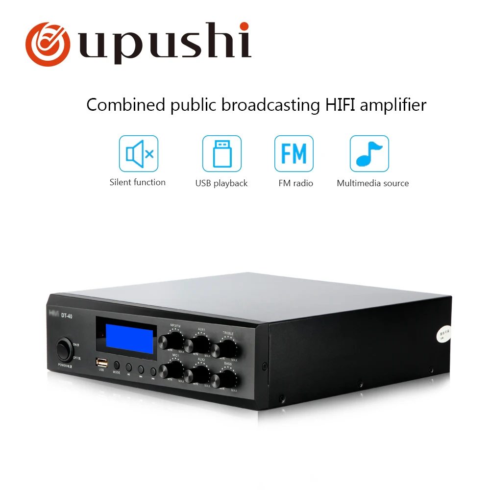 Oupushi DT 40 mini amplifier wtih usb and Display to