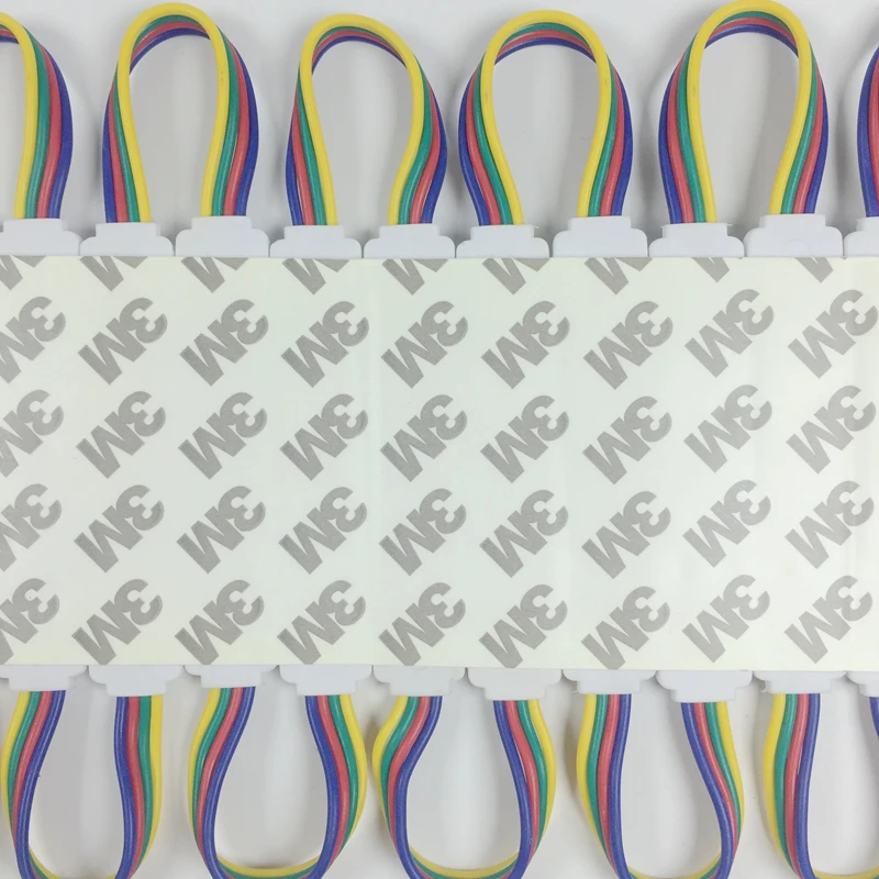100 шт./лот светодиодный впрыск 5050 RGB модуль 1 5 Вт 12 В водонепроницаемые сменные