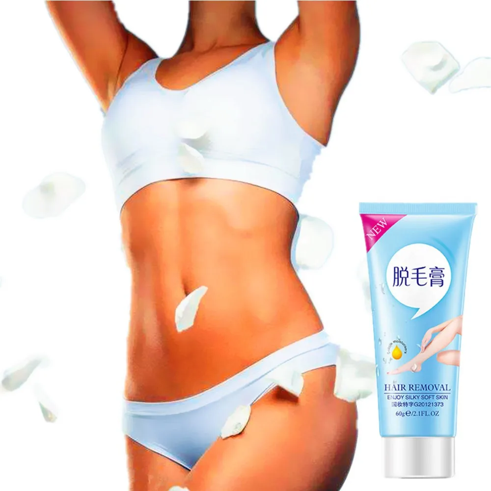 Discount Top Quality Armpit hair removal Body Cream 60g/bottle Depilation body cream for Skin Care