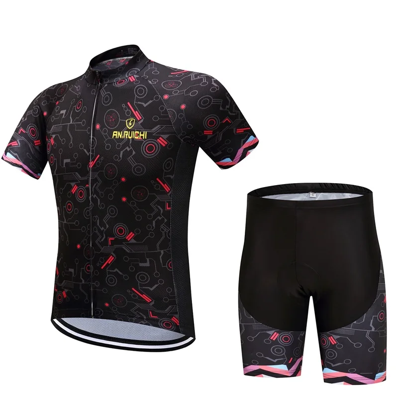 2018 Cycling Jersey Pro Team Short Sleeve Breathable Quick Drying Bycicle Black | Спорт и развлечения