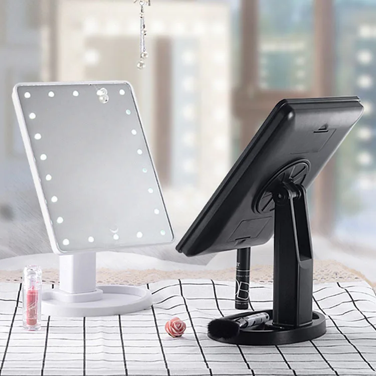 LED Touch Screen Makeup Mirror Professional Vanity Mirror With 16/22