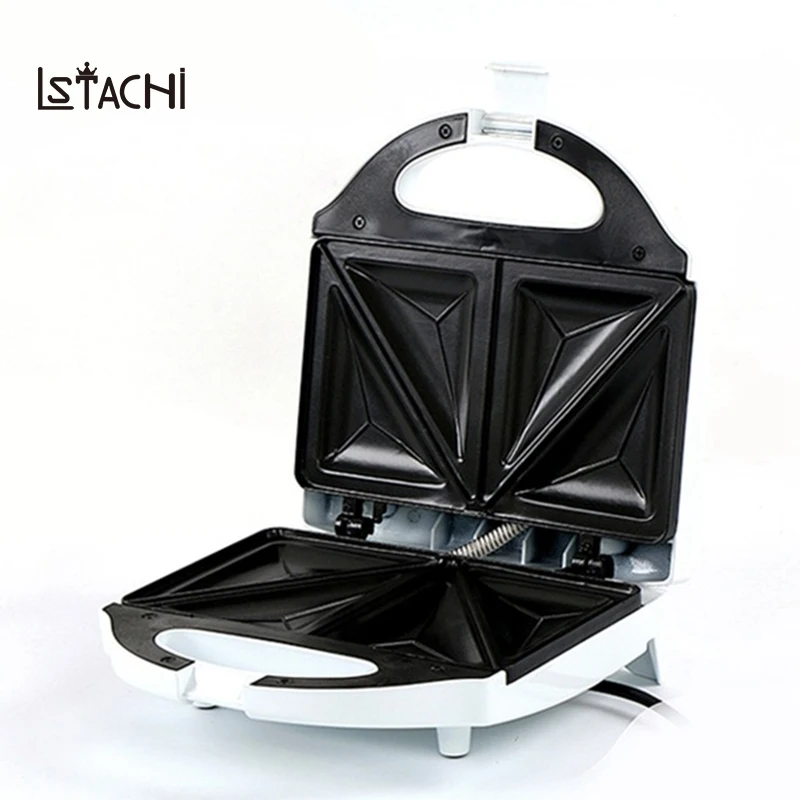 

LSTACHi Multifunction Automatic Sandwich Maker bread Toaster Household Non-Stick Grilling eggs Waffle Machine Breakfast EU plug